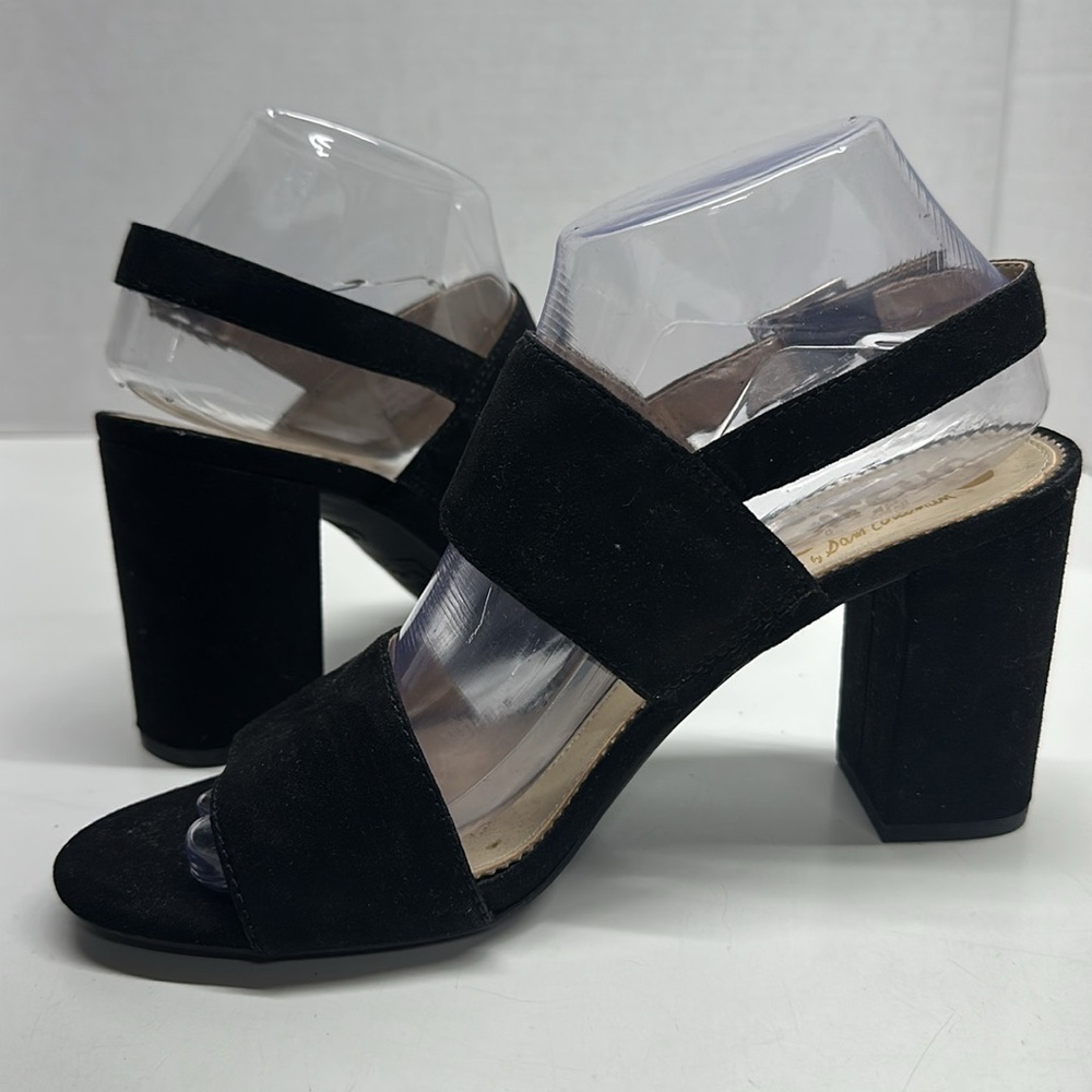 Circus NY Sam Edelman Olivia Sandals High Heeled Ankle Strap Shoes Black Size 8 - Picture 6 of 8